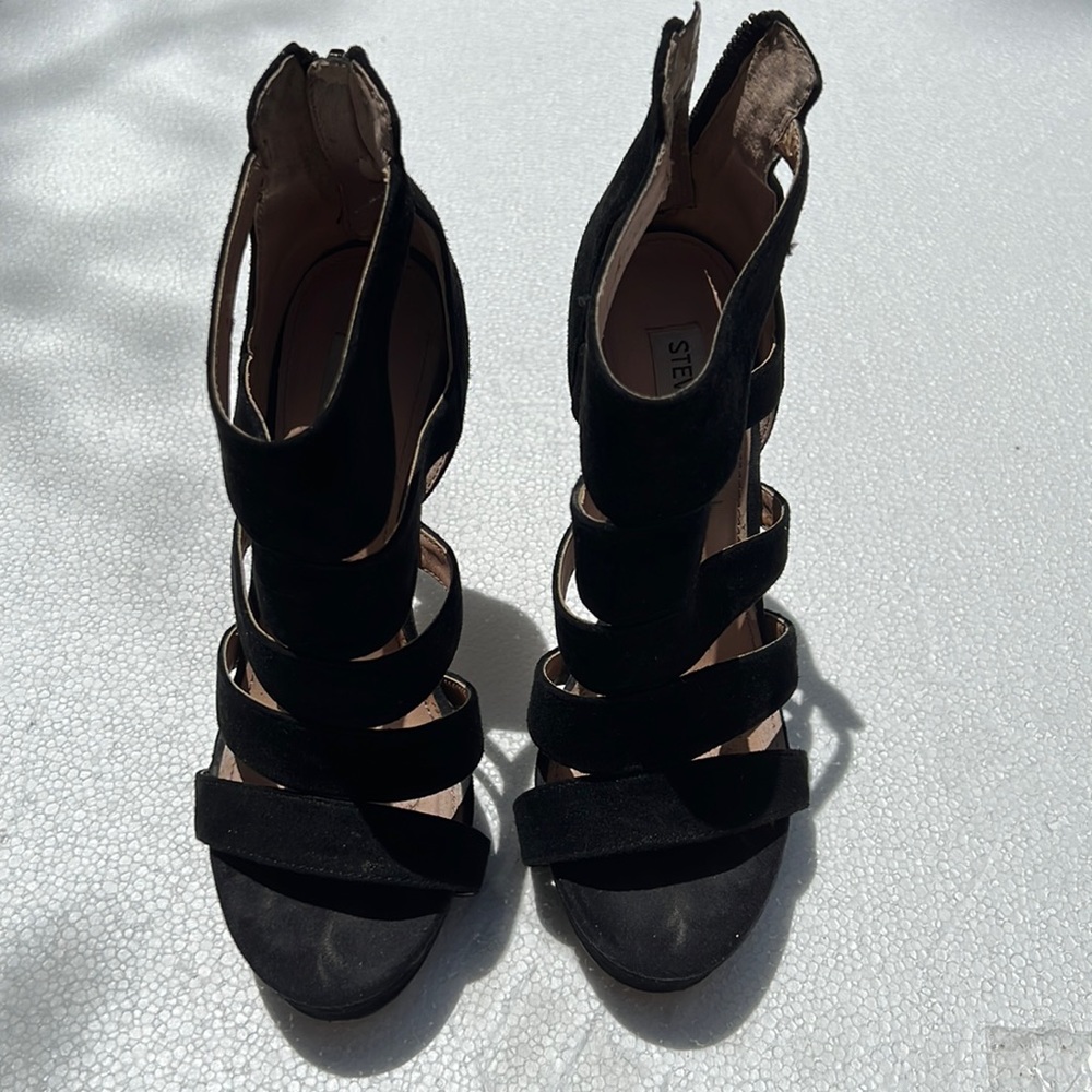 Steve Madden Spycee Black Heels